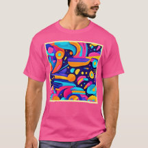 Fusão Geométrica Abstrato Colorida