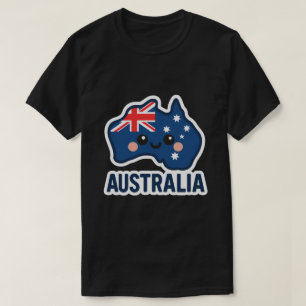 Camiseta Fusão Kawaii na Austrália - Negrito e Adorável