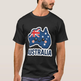 Camiseta Fusão Kawaii na Austrália - Negrito e Adorável