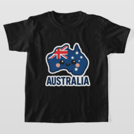 Camiseta Fusão Kawaii na Austrália - Negrito e Adorável