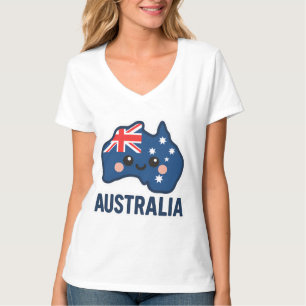 Camiseta Fusão Kawaii na Austrália - Negrito e Adorável