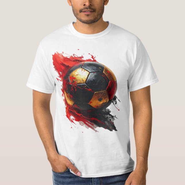 Camiseta Fußball in Deutschland Farben, Name (Frente)