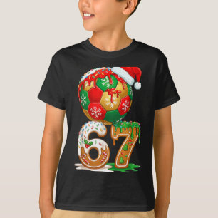 Camiseta Fútbol de Navidad Goteo Número 67 Fútbol de Niños