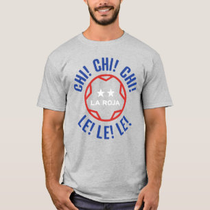 Camiseta Fútbol do Chile/t-shirt do futebol