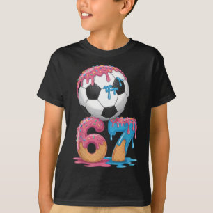 Camiseta Fútbol Gota Número 67 Menino Jogador de Futebol 67