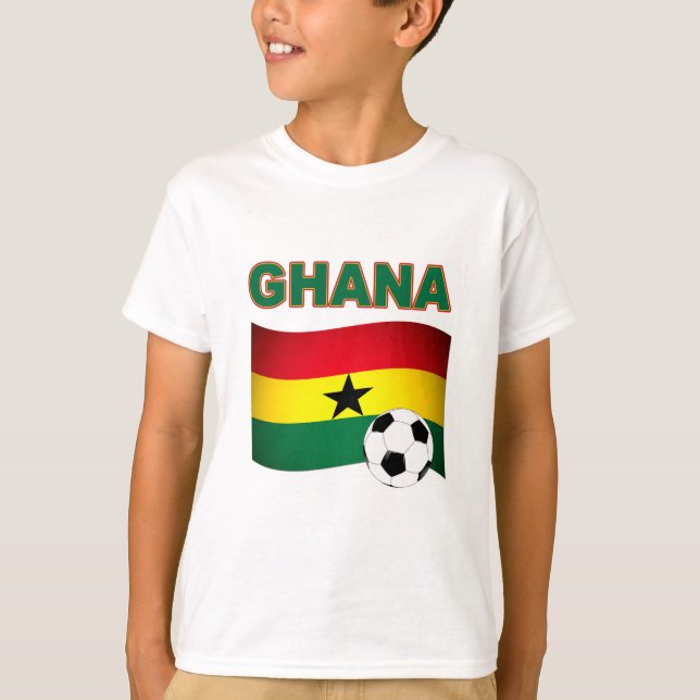Camiseta Futebol 1508 de Ghana (Frente)