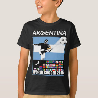 Camiseta Futebol 2010 do mundo de Argentina
