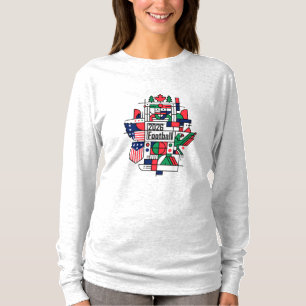 Camiseta Futebol 2026 EUA, Canadá, México Futebol Art