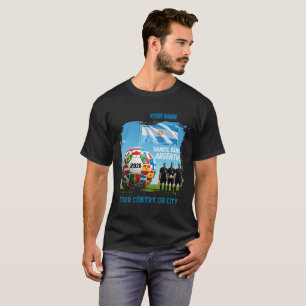 Camiseta Futebol 2026 futebol Argentina Nome Personalizado 