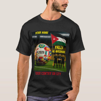 Camiseta Futebol 2026 futebol Jordânia Nome Personalizado p