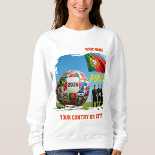 Camiseta Futebol 2026 futebol PORTUGAL Nome Personalizado p