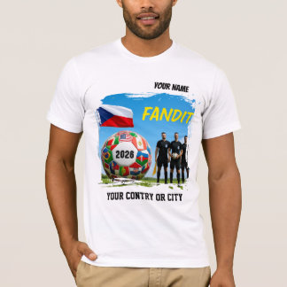 Camiseta Futebol 2026 futebol República Tcheca Nome Persona