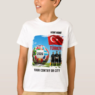 Camiseta Futebol 2026 futebol TURQUIA Nome Personalizado &