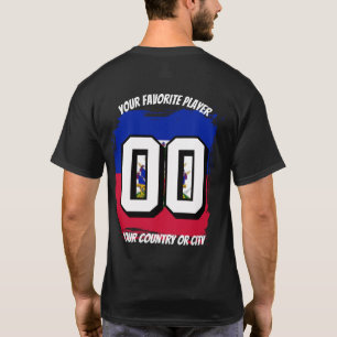 Camiseta Futebol 2026 Haiti Nome Personalizado país 