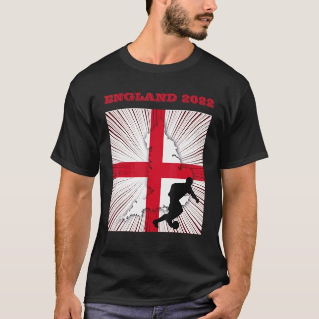 Camiseta Futebol 20 da seleção de futebol da Inglaterra (Frente)