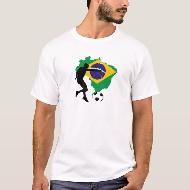 Camiseta Futebol 5540 de Brasil (Frente)