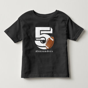 Camiseta Futebol 5 Aniversário nome e idade menino menina