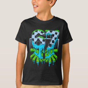 Camiseta Futebol 67 Seis Sete 6 7 Engraçado Gen Alpha Meme