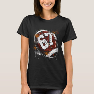 Camiseta Futebol 67 Seis Sete Alpha Gíria 6 7 Meme Crianças