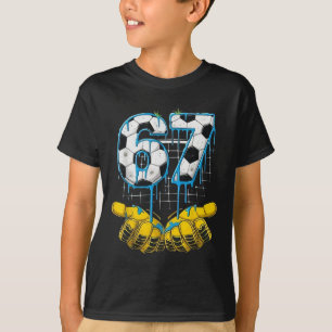 Camiseta Futebol 67 Seis Sete Divertido Gen-alpha Meme Gote