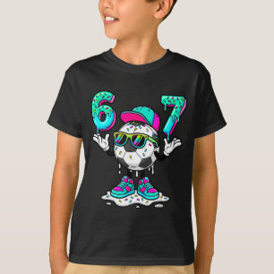 Camiseta Futebol 67 Seis Sete Meme Divertido Gen Alpha Drip