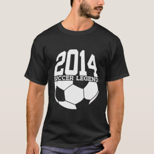 Camiseta Futebol 9º Aniversário Da Lenda De Futebol 2014