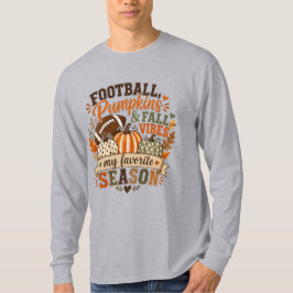 Camiseta Futebol, Abóboras e Vibrações de Outono 