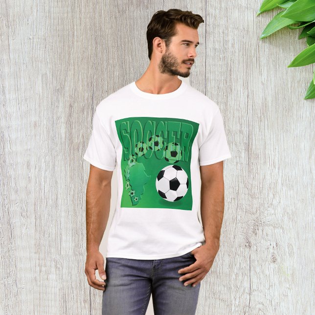 Camiseta Futebol África Bold Verde Futebol (Criador carregado)
