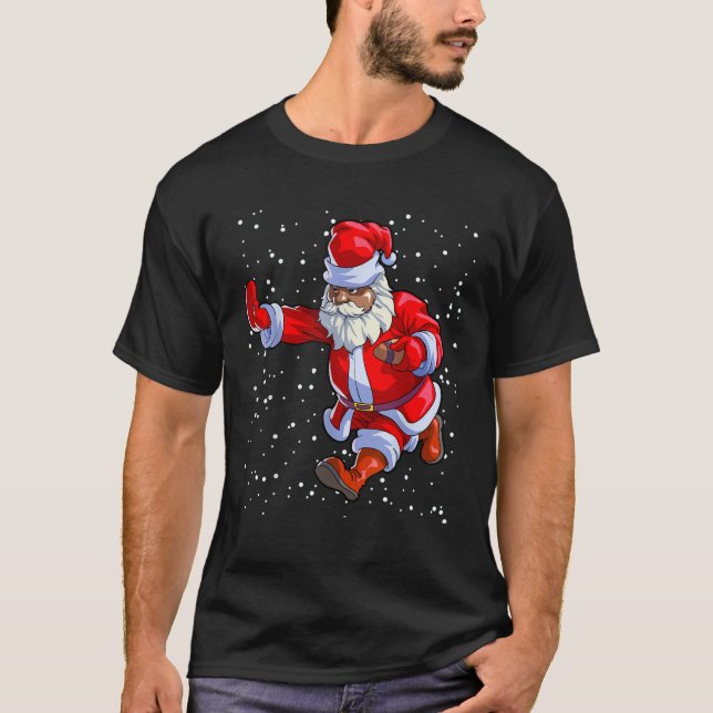 Camiseta Futebol Afro-Africano Papai Noel Afro-C (Frente)
