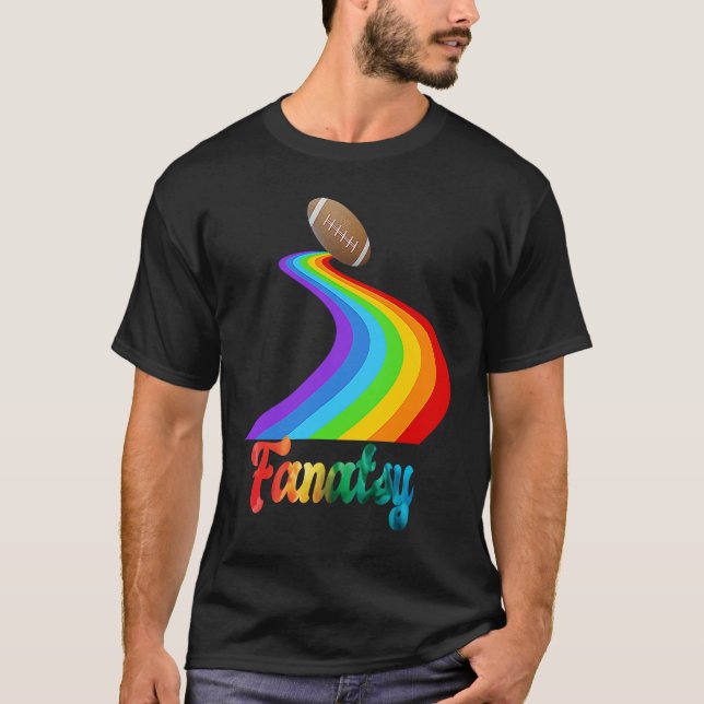 Camiseta Futebol Amante Rainbow Fantasy Men T (Frente)
