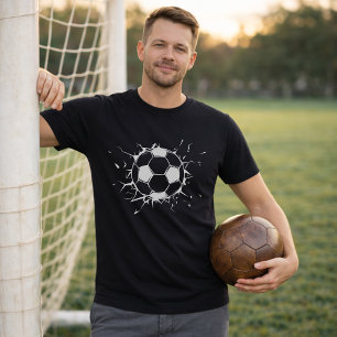 Camiseta Futebol Americano Bola Rachada; Gráfico de Bola de