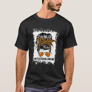Camiseta Futebol Americano Branqueado Leopardo Mãe A Vida M