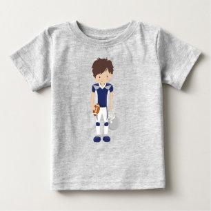 Camiseta Futebol americano, Cabelo castanho, Cute Boy, Rugb
