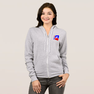 Camiseta Futebol americano   Cheio-Zip Hoodie, de uso femin