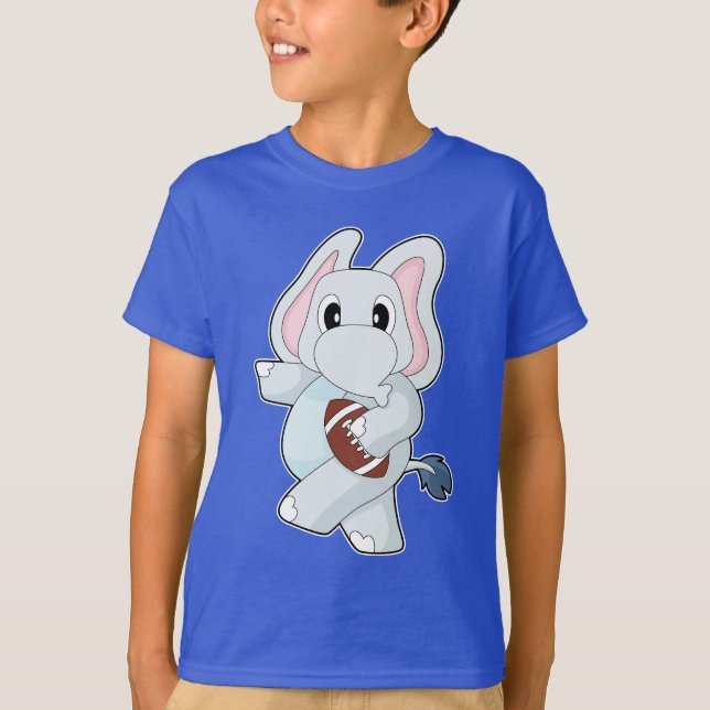 Camiseta Futebol Americano de Elefante (Frente)