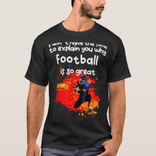 Camiseta Futebol Americano em Fogo