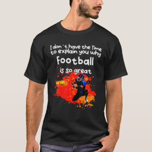 Camiseta Futebol Americano em Fogo
