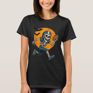 Camiseta Futebol Americano Esqueleto Halloween Esporte Fant