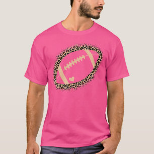 Camiseta Futebol Americano Estampa de Leopardo Amante de Fu