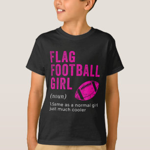 Camiseta Futebol Americano Feminino Bandeira Jogo Garota Mu
