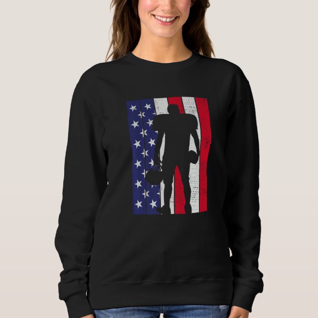 Camiseta Futebol americano Flag Usa (Frente)