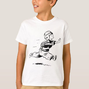 Camiseta Futebol Americano Infantil Vintage de Menino Corre