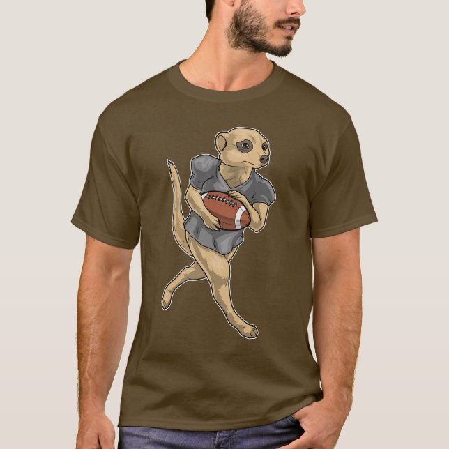 Camiseta Futebol americano Meerkat (Frente)