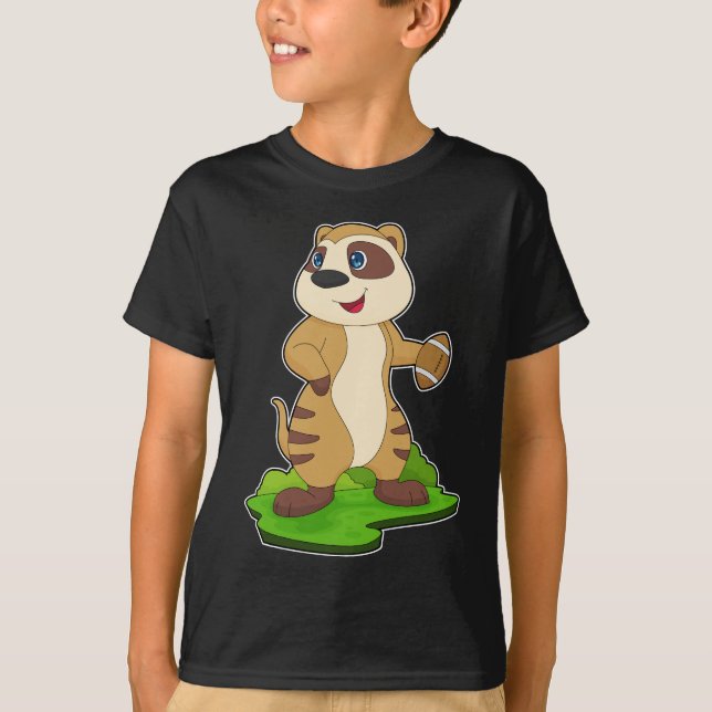 Camiseta Futebol americano Meerkat (Frente)