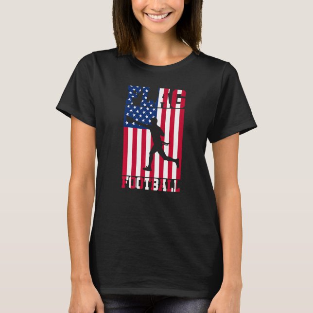 Camiseta Futebol americano Mulheres Meninas (Frente)