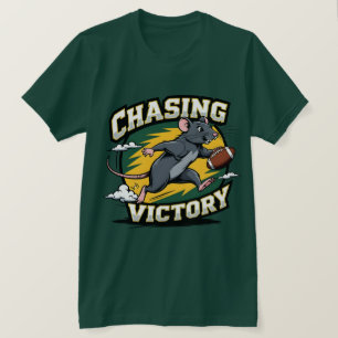 Camiseta Futebol Americano perseguindo vitória