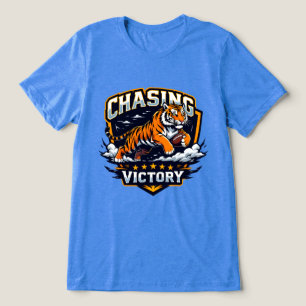 Camiseta Futebol Americano perseguindo vitória