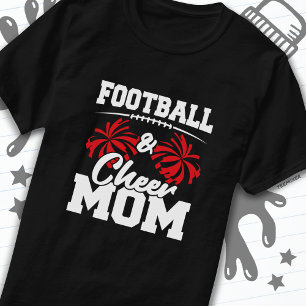 Camiseta Futebol animado Mãe Segundo grau Esportivo Cheerhe