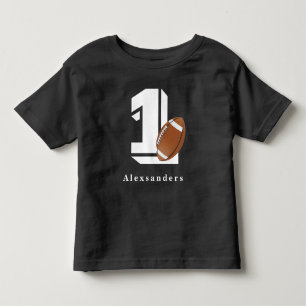 Camiseta Futebol Aniversário de 1 ano nome e idade crianças