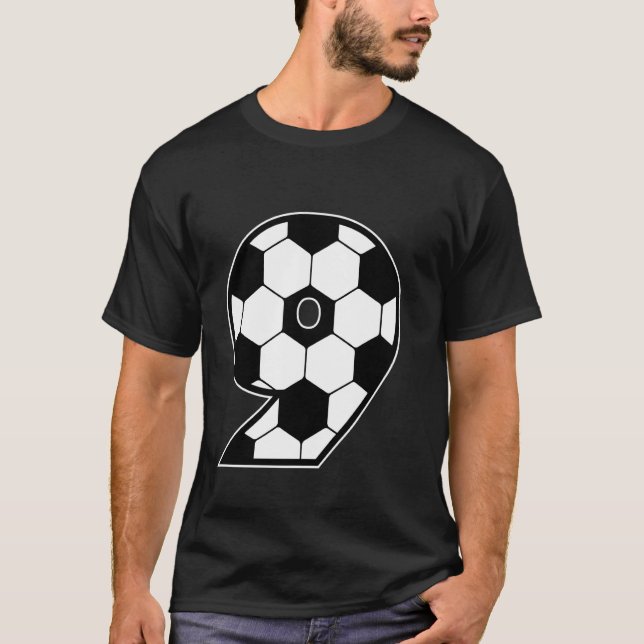 Camiseta Futebol Aniversário De 9 Anos (Frente)